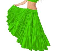 MEEK MERCERY BY KF Gonna da Danza del Ventre a 4 Strati da 32 Iarde per Ragazze, Set di Costumi da Ballo S30