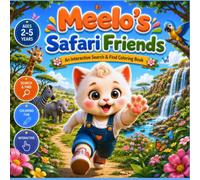 Meelo's Safari Friends: An Interactive Search & Find Coloring Book