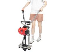 MEELRYD Agitatore per calcestruzzo a 4 tempi, levigatrice per calcestruzzo con elevata forza di vibrazione, barra di vibrazione per massetto e cemento, manico regolabile, per lavori di cantiere e