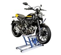 MEELRYD Sollevatore per moto, 680 kg, sollevatore idraulico per moto, cavalletto di montaggio per moto, ponte sollevatore, altezza regolabile, idraulico, ATV, moto, supporto di montaggio pieghevole