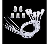 MEELYHOME - 5 contatti magnetici da incasso per porte e finestre, allarme di sicurezza