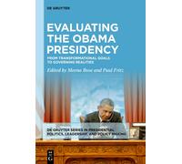Meena Bose Evaluating the Obama Presidency (Copertina rigida)