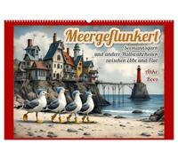 Meergeflunkert (Wandkalender 2026 DIN A2 quer), CALVENDO Monatskalender: Seemannsgarn und andere Halbwahrheiten zwischen Ebbe und Flut