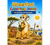 Meerkat Coloring Book
