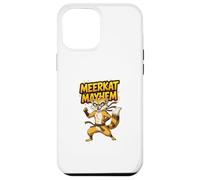 Meerkat Mayhem Funny Cartoon Meerkat Humour Animal Character Custodia per iPhone 12 Pro Max