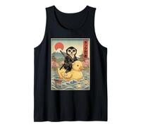 Meerkat Ninja Giappone Vintage Giapponese Ukiyo-e Art Canotta