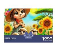 Meerkat, Puzzle Da 1000 Pezzi, Dono Significativo Per Momenti Condivisi E Ricordi Duraturi, Scelta Eccellente Per Famiglia E Amici, Adatto A Partire Dai 12 Anni, 38x26cm/1000pcs