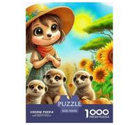 Meerkat, Puzzle Da 1000 Pezzi, Passatempo Condiviso Che Sviluppa Pazienza, Scambio E Collaborazione, Ideale Per Famiglie O Gruppi Di Amici, Adatto A Partire Dai 12 Anni, 70x50cm/1000pcs