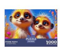 Meerkat, Puzzle Da 1000 Pezzi, Sfida Cooperativa Avvincente Che Stimola Unità E Spirito Di Gruppo, Hobby Perfetto Per Tutta La Famiglia, Adatto A Partire Dai 12 Anni, 38x26cm/1000pcs
