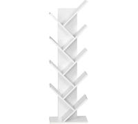 Meerveil Libreria, Scaffale in Legno Ad Albero Moderna 8 Piani Autoportante per