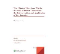 Mees Vergouwen The Effect of Directives Within the Area of Di (Copertina rigida)