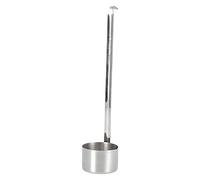 Meestro di vino in acciaio inossidabile, Precise No Spill Dipper Flat Bottom Misure Misura Cucchiaio con Gancio per la cucina (250 ml)