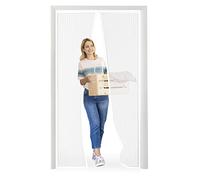 Meet Beauty Zanzariera Magnetica 80 x 165 cm per Porte, Upgrade Zanzariera Porta Finestra, Bianco