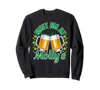 Meet Me At Molly's Chicago Irish Pub Fun St. Paddy's Design Felpa