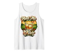 Meet Me at The 19th Hole Funny Golf Humor Canotta