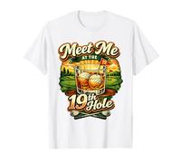 Meet Me at The 19th Hole Funny Golf Humor Maglietta