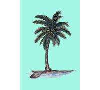 Meet Me at the Beach Notebook - Coastal Minimalist Journal 6x9 Lined - Tropical Palm Tree Aesthetic Matte Cover - Summer Surf Inspired Writing Notebook for Beach Lovers