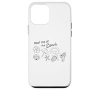 "Meet Me at the Beach" Oceano Tropicale Surf Tartaruga Mare Estate Custodia per iPhone 12 mini