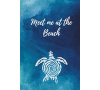 Meet me at the beach: Sea-themed notebook