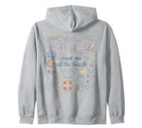 Meet Me At The Beach Vacanze estive Vibes Felpa con Cappuccio