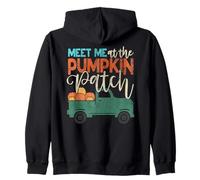 Meet Me At The Pumpkin Patch Ringraziamento Pick-up Outfit Felpa con Cappuccio