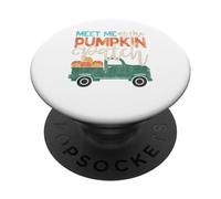 Meet Me At The Pumpkin Patch Ringraziamento Pick-up Outfit PopSockets PopGrip Adesivo