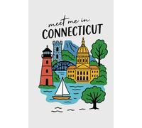 Meet Me in Connecticut Collage Lined Pages Notebook: 100 pages | 6" x 9" | Collage Lined Pages | Journal | Diary