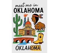 Meet Me in Oklahoma Collage Lined Pages Notebook: 100 pages | 6" x 9" | Collage Lined Pages | Journal | Diary