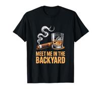 Meet Me in The Backyard Ritrovo Estivo all Aperto Maglietta