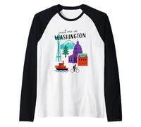 Meet Me in Washington Monumenti iconici Maglia con Maniche Raglan