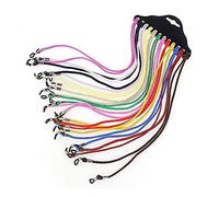 Meet-shop Cordino di Occhiali,Cordoncino per Occhiali 12 Pezzi Multicolor Regolabile Nylon Occhiali da Vista Cordino per Occhiali Sport e Outdoor