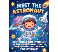 Meet the Astronaut: A Space Exploration Coloring Book for Kids Ages 3-5: Fun Educational Space Shuttles, Planets, and Astronaut Gear for Toddlers and Preschoolers