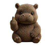 Meet The Attitude Squad, Tiny Plush Rebels with Sass & Snuggles Perfect Pocket-Sized Toys for Stress Relief & Humorous Gifts for Sassy Friends (Rebel Hippo)