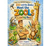 Meet the ZooLs Coloring Book: Fun Animal Tool Characters for Kids to Color