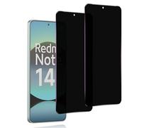 Meeter Anti-Peeping Vetro Temperato per Xiaomi Redmi Note 14 5G, [2 pezzi] Anti-Spia Pellicola Protettiva in Vetro Temperato Privacy 9H AntiGraffio Protezione Schermo
