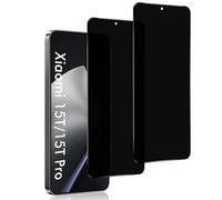 Meeter Pellicola protettiva in vetro temperato per Xiaomi 15T / 15T Pro, [2 pezzi] Anti Spy, pellicola protettiva per la privacy, durezza 9H, senza bolle