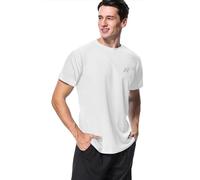 MeetHoo UP2ST Rash Guard Shirt, Bianco, XL Uomo