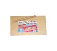 TAVOLA PER PASTA FRESCA SPIANATOIA 75X50 CON MATTARELLO LEGNO MULTISTRATO 22022