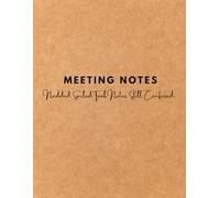 Meeting Notes - Nodded. Smiled. Took Notes. Still Confused: 120 ruled pages perfect for note-taking, journaling, and everyday writing.