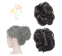 Meetitsneeds - Clip di estensione per chignon, colore: nero