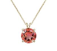 MEETMAY Collana con ciondolo in argento Sterling S925 con pietra preziosa che cambia colore, gioiello rotondo da donna, regalo di anniversario e compleanno