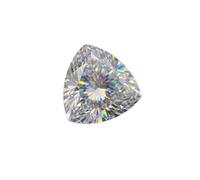 MEETMAY Pietre di moissanite sciolte di colore D VVS1 taglio trilioni 0,5-5 ct fai da te per anelli pendenti orecchini con certificato GRA e carta nera