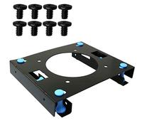 MEETOOT Supporto ammortizzatore per disco rigido da 3,5", con viti di montaggio per PC Case da 3,5 HDD a 5,25 DVD ROM Bay adattatore di montaggio con chiodi in gomma e viti