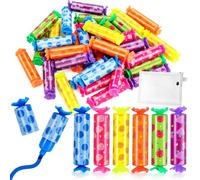 Meetory 36 mini evidenziatori, 6 colori, caramelle dolci, pennarelli, pennarelli, mini evidenziatori, per studenti, bambini, ragazze e ragazzi