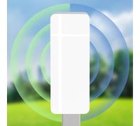 MEETOWN Ripetitore WiFi Esterno, 1200Mbps Amplificatore WiFi per Esterni, IP65 Resistente alle Intemperie, Supporta Poe, Connettore LAN, Antenna Nascosta Integrata, per Cortile,Giardino