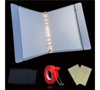 MeetRade Organizer per unghie: organizer per unghie formato A5 espositore per unghie libro porta unghie finte stampa sulla custodia per unghie art organizer per unghie, libro di campioni per unghie