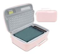 MeetRGB Custodia rigida in EVA compatibile con stampante fotografica Liene M100 da 10,2 x 15,2 cm, popolare con cuscino in schiuma integrato (solo custodia) (rosa)