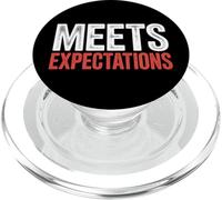 Meets Expectations Incontri Sarcasmo Complimento sottile |- PopSockets PopGrip per MagSafe