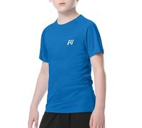 MEETWEE Boy Girl Rash Vest Short Sleeve Costumi da Bagno Rash Guard Top Sun UV Protection UPF 50+ Costumi da Bagno Kid