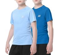 MEETWEE Boy Girl Rash Vest Short Sleeve Costumi da Bagno Rash Guard Top Sun UV Protection UPF 50+ Costumi da Bagno Kid